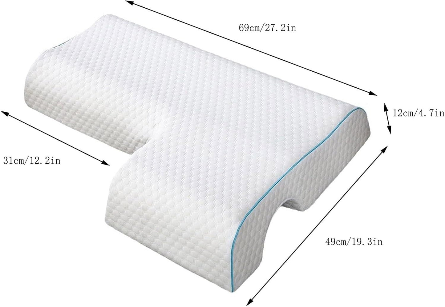 ALMOHADA PARA PAREJAS CON ESPUMA VISCOELASTICA