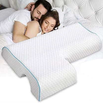 ALMOHADA PARA PAREJAS CON ESPUMA VISCOELASTICA
